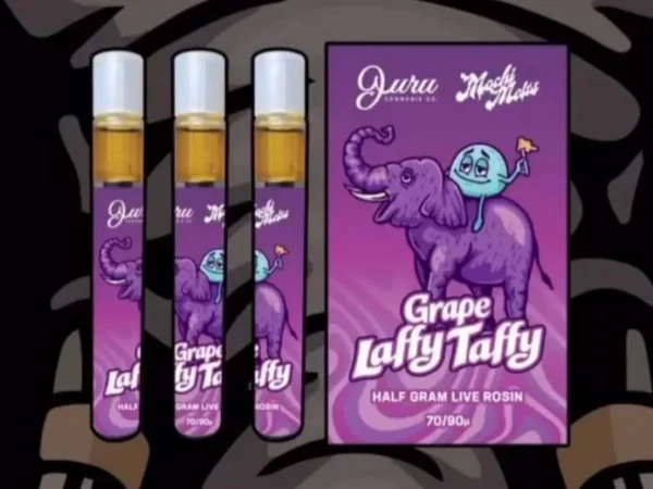 Mochi Melts Grape Laffy Taffy Disposable